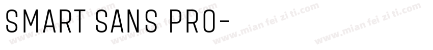 Smart Sans Pro字体转换